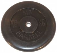 Обрезиненный диск 15 кг  D-26
